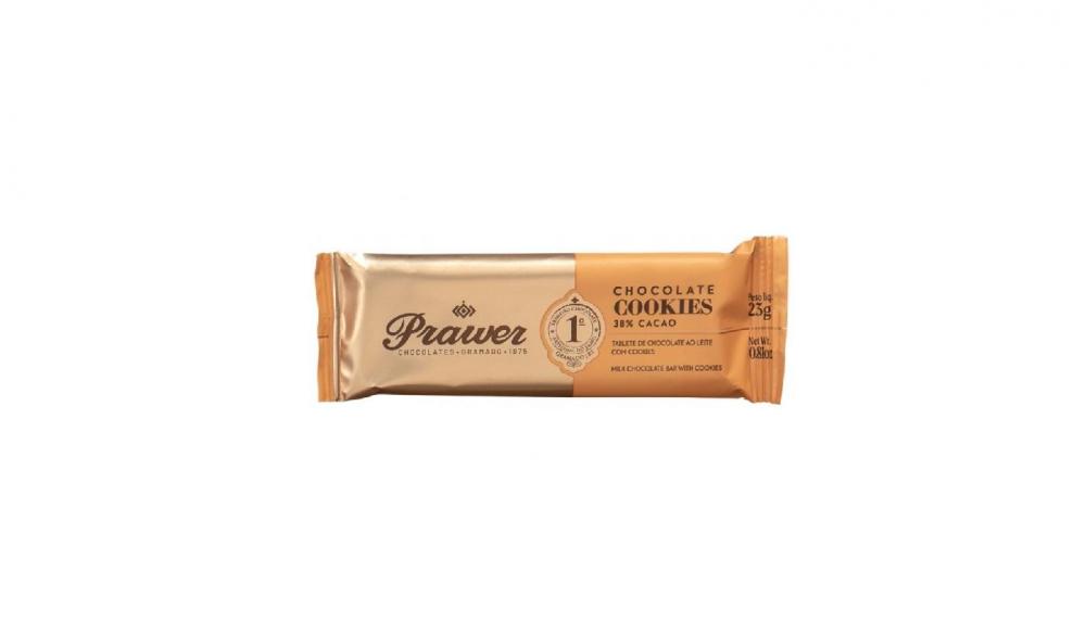 Tablete De Chocolate Ao Leite Com Cookies 38% Cacau
