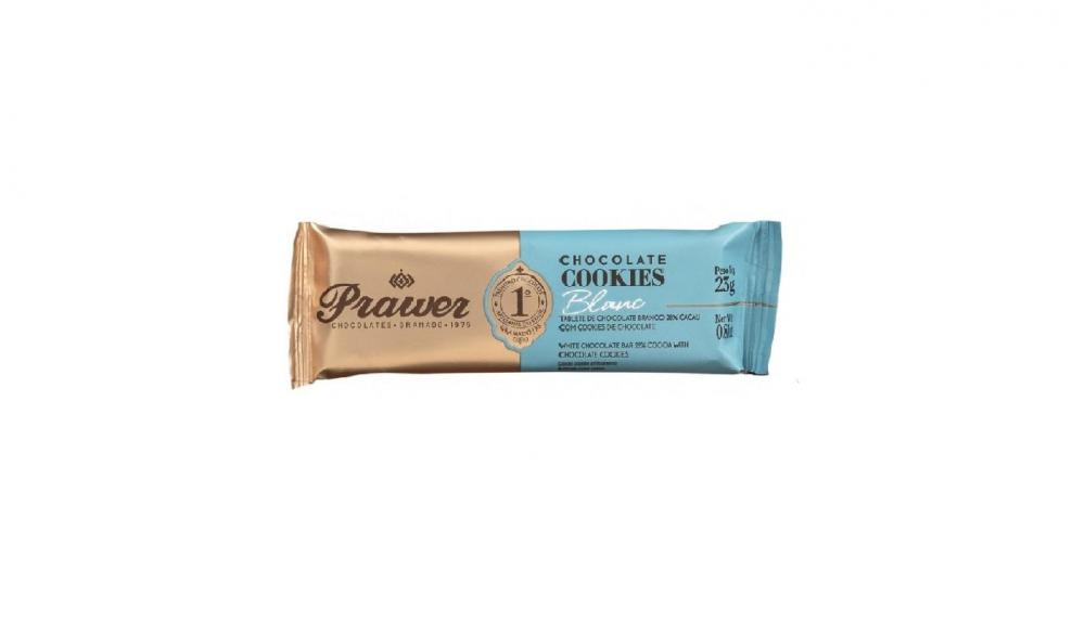 Tablete De Chocolate Branco Com Cookies 28% Cacau