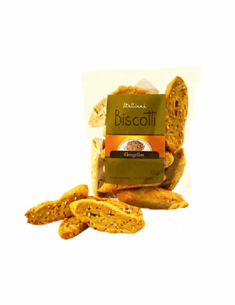 Biscoito Artesanal Gergelim Itallini