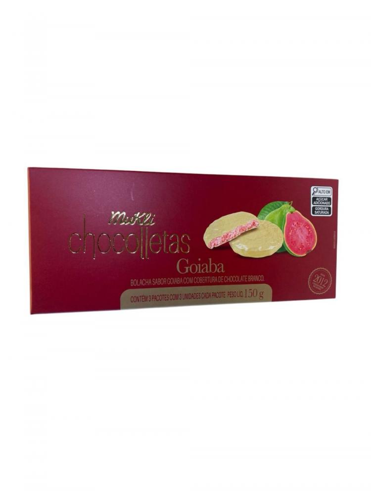 Biscoito De Goiaba Com Cobertura De Chocolate Branco Premium Mulki