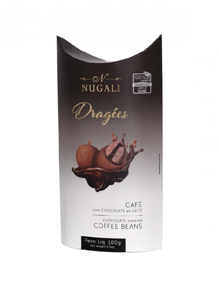 Dragéas De Chocolate Ao Leite Com Café Nugali