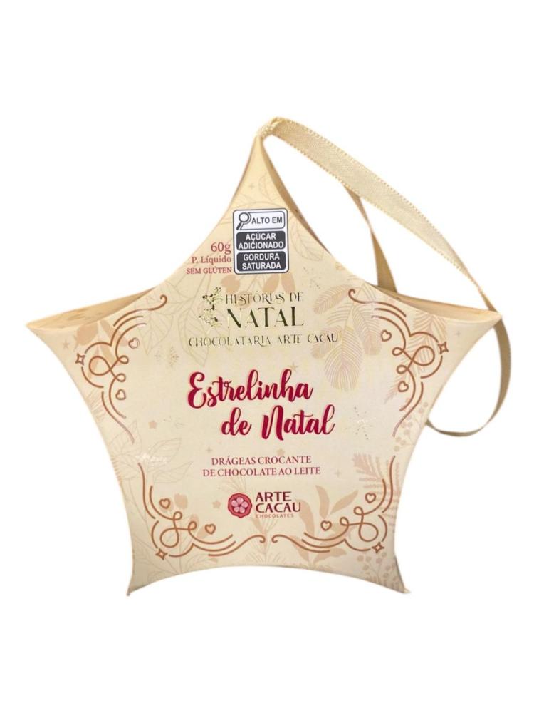 Drágeas Crocantes De Chocolate Ao Leite Arte Cacau 60G