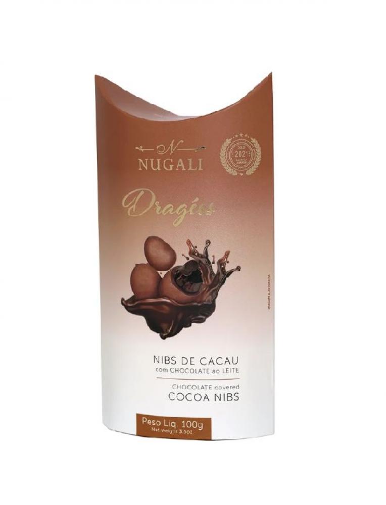 Drágeas De Cacau Com Chocolate Ao Leite Nugali
