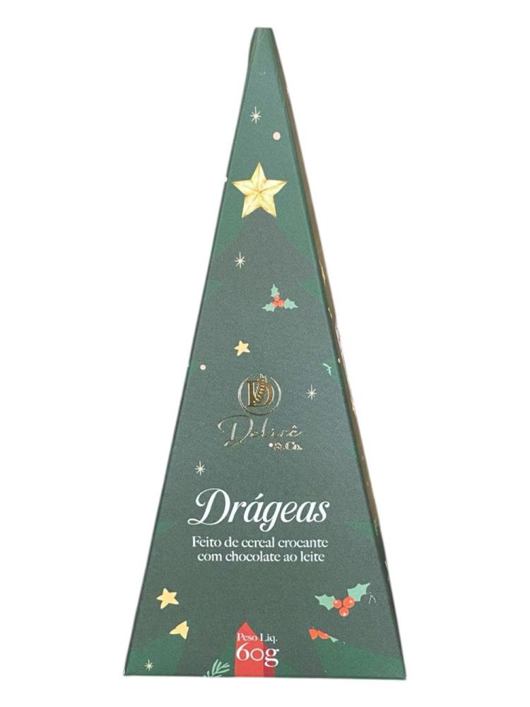 Drágeas De Cereal Crocante Com Chocolate Ao Leite Delicê & Co. 60G