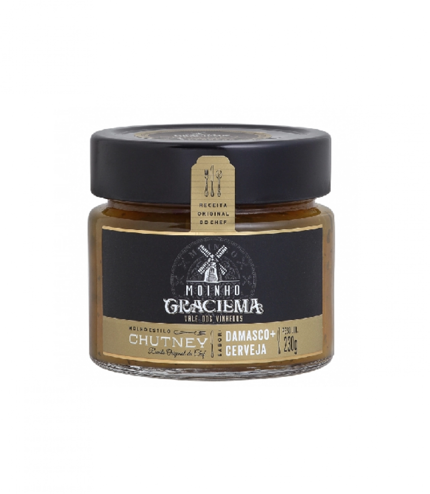 Molho Estilo Chutney Damasco E Cerveja Moinho Graciema