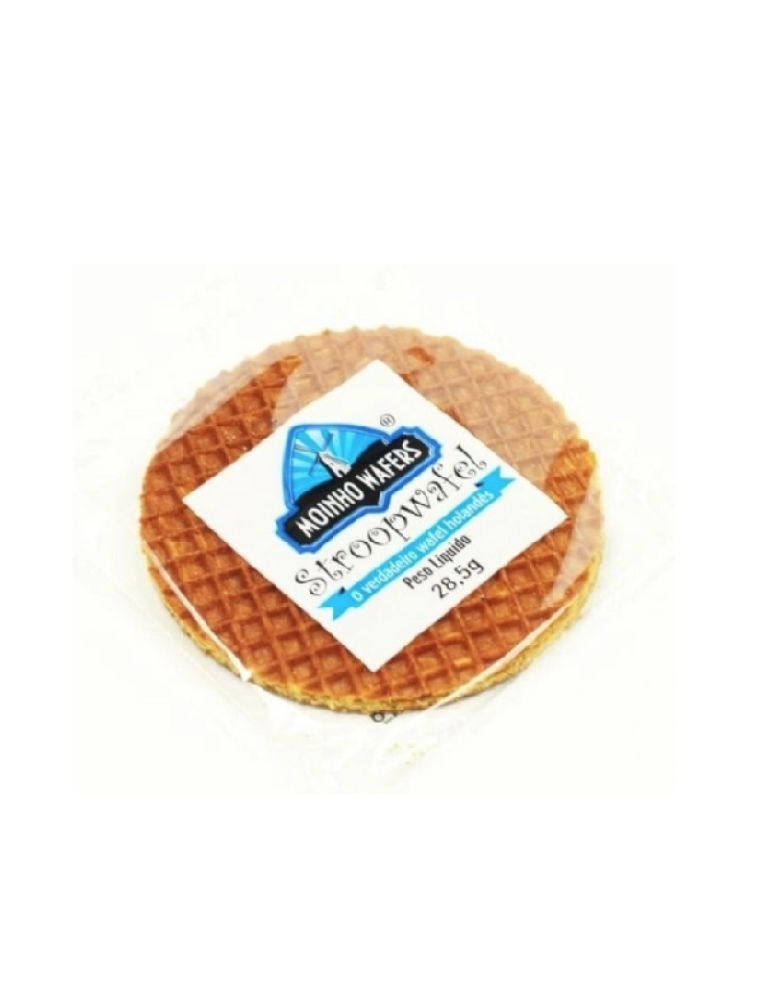Stroopwafel Holandes Unitário Moinho Wafers