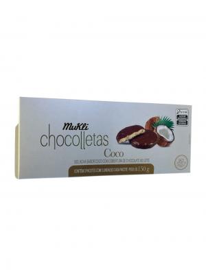 Bicoito De Coco Com Cobertura De Chocolate Premium