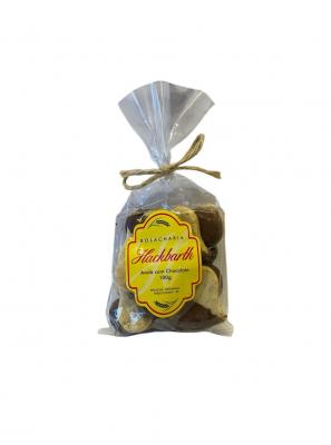 Bolacha Artesanal De Avelã Com Chocolate Hackbarth