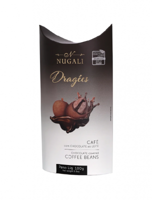 Dragéas De Chocolate Ao Leite Com Café Nugali