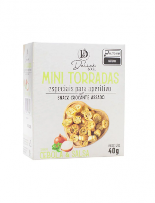 Mini Torrada De Cebola E Salsa Delicê