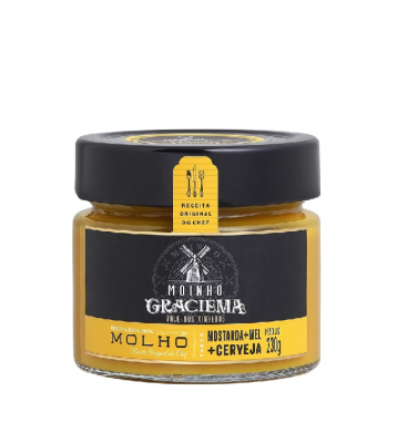 Molho Mostarda Mel E Cerveja Moinho Graciema