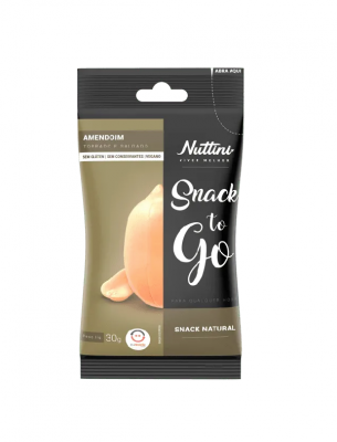 Snack De Amendoim Torrado Salgado Nuttini